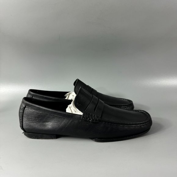 Harrys London Man\'s Black Leather Loafers, Size 44 main image 15